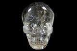 Carved, Smoky Quartz Crystal Skull #118108-1
